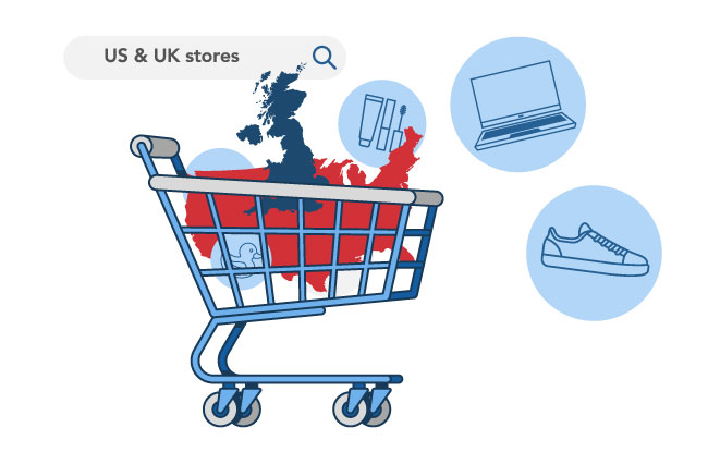 International Online Shopping Store from US to British Virgin Islands