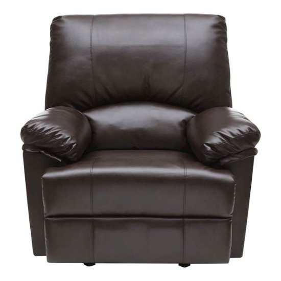 Heat and Massage Rocker Recliner Chair brown