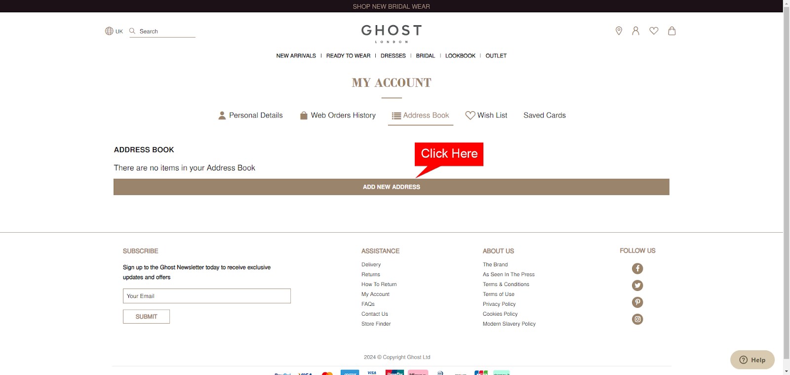 Ghost Account Information