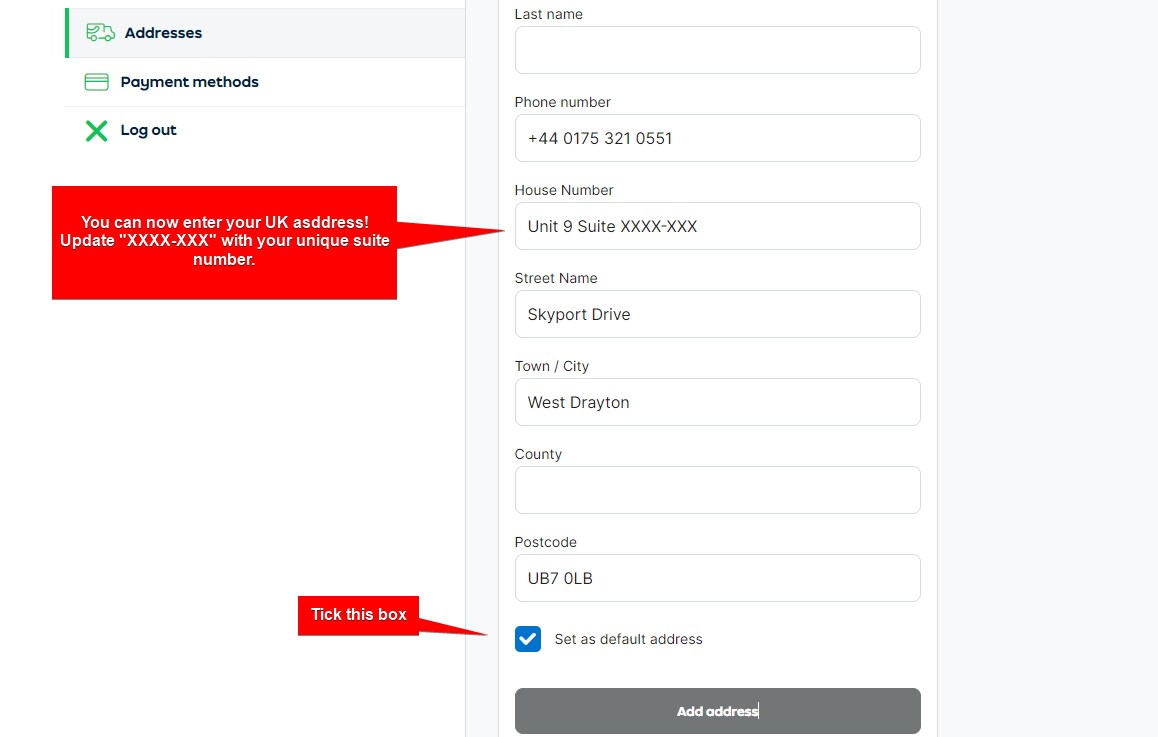 Add MyUS Address to AO Member Checkout