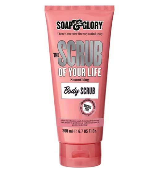 200ml pink tube of Soap & Glory Scrub Of Your Life