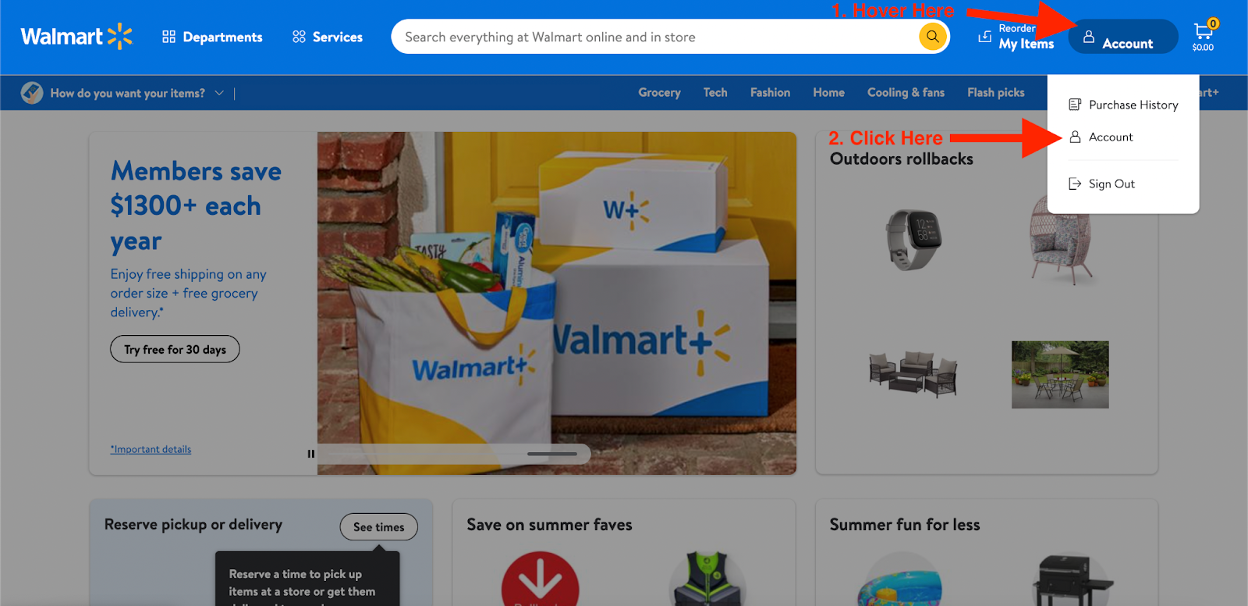 Shipping web orders from stores at Wal-Mart