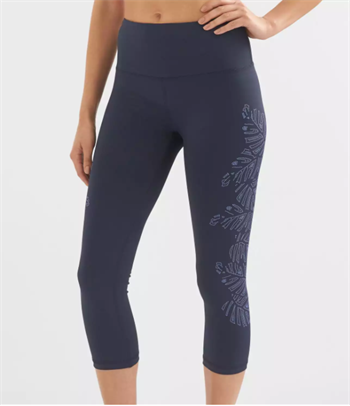 ATHLETA Salutation Crop Leggings, Navy Blue