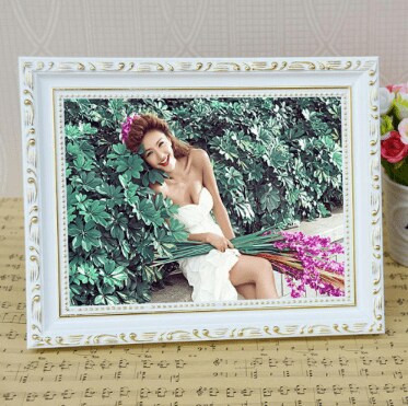 Taehoxa European-Style Table-Top Solid Wood Photo Frame Creative Modern and Simple 5 6 7 8 12-Inch A4 Wall Hanging Picture Frame Custom