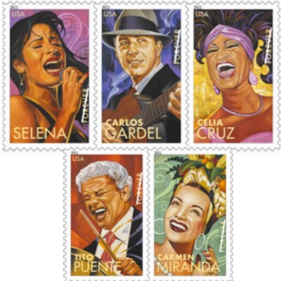 Latin American Singer USPS Stamps
