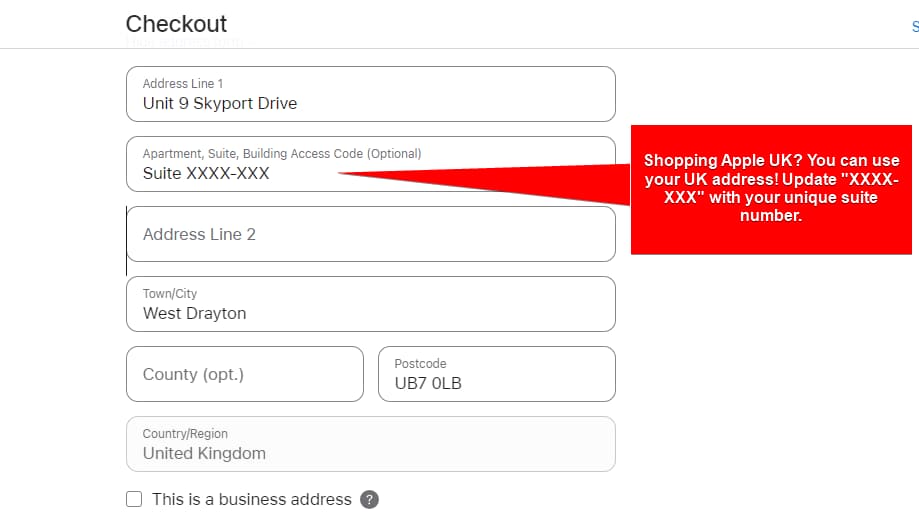 Apple UK Checkout