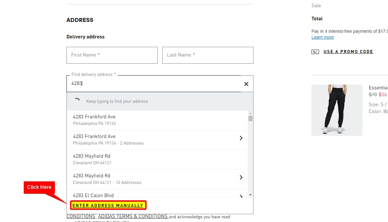 Adidas us international 2025 shipping y tracking