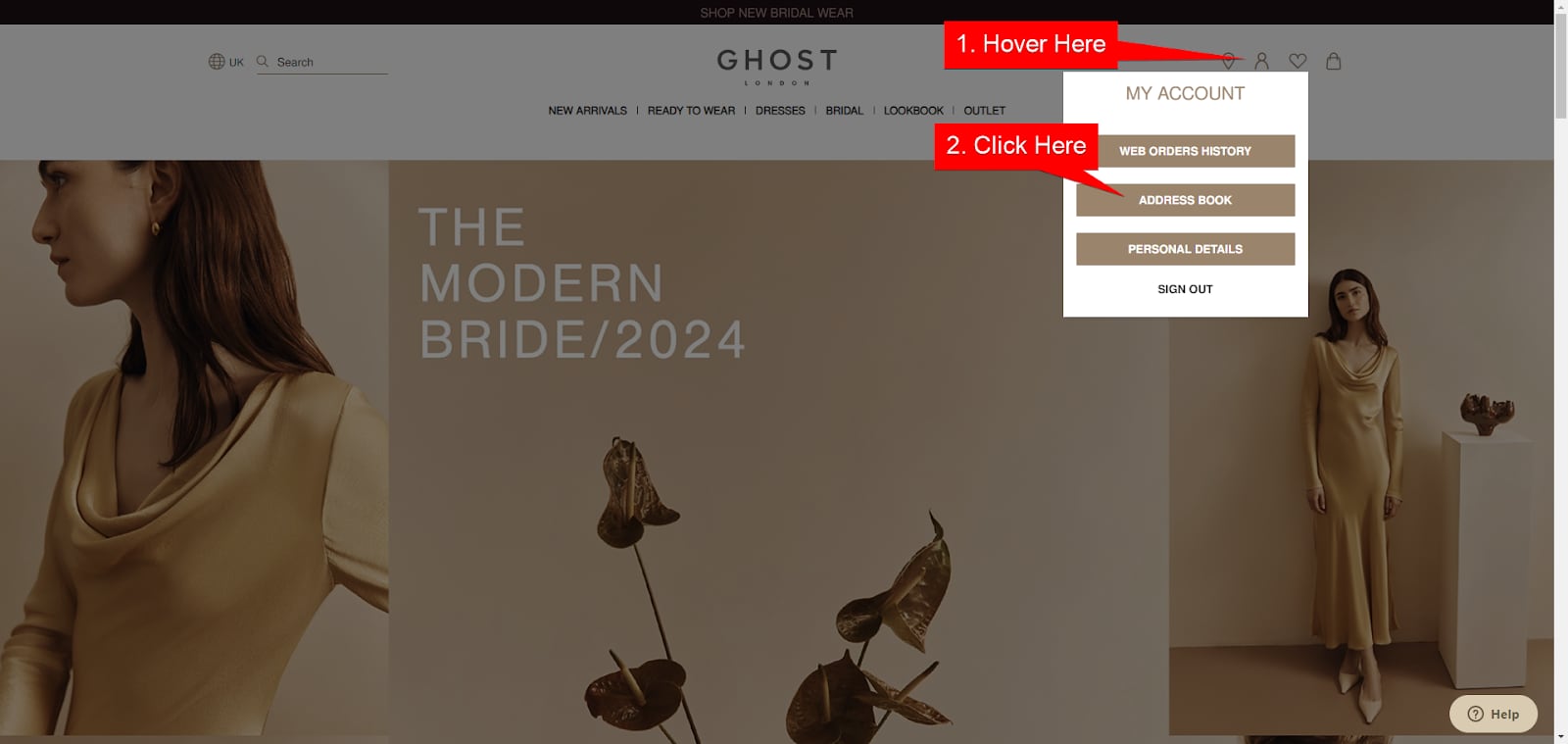 Ghost Member Home Page