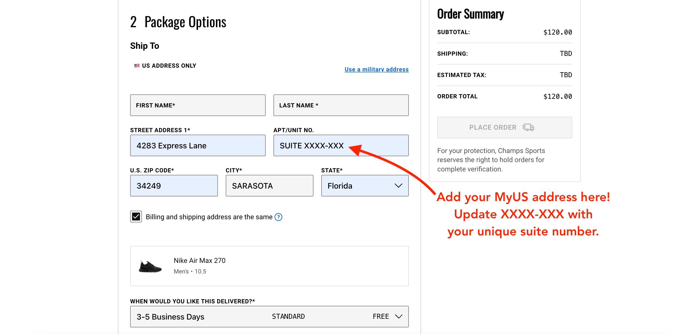 How to Ship Champs Sports Internationally in 3 Easy Steps 5