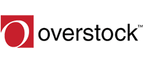 Overstock logo with an O design