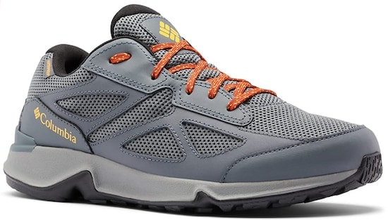 Graphite and Bright Gold Columbia Men's Vitesse Fasttrack Waterproof Hiking Shoes