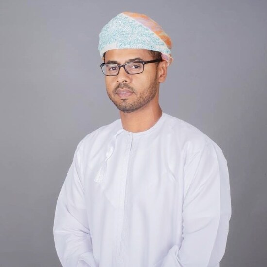 dark portrait of Salim Al-Harthy, oman photographer and blogger