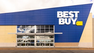 The front of a Best Buy store