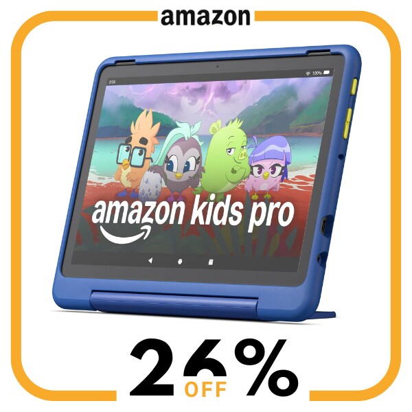 A blue tablet for children