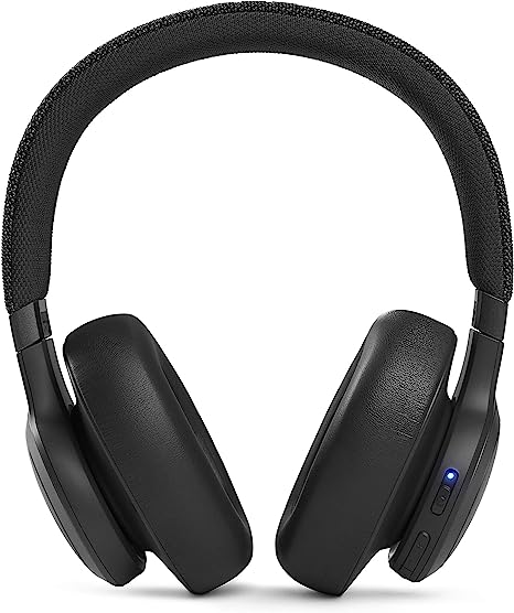 Black JBL Live 660 wireless over-ear noise cancelling headphones 