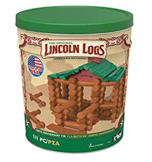 Lincoln Logs cylinder can