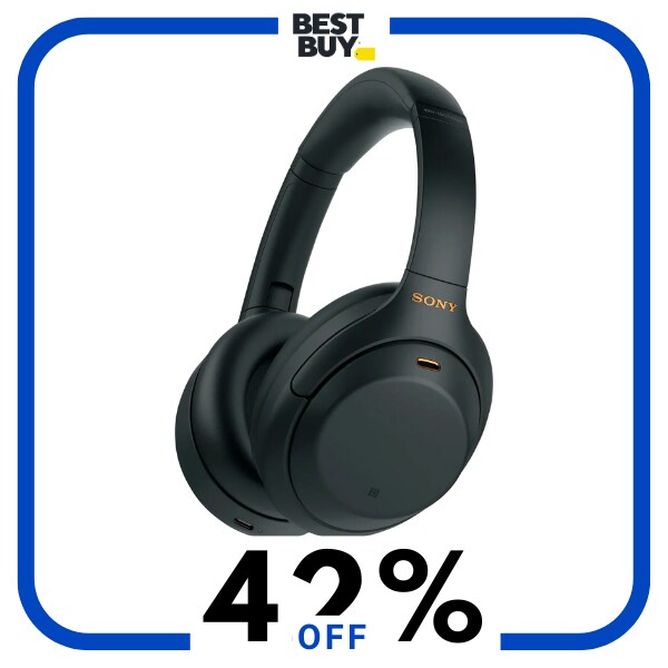 Black headphones