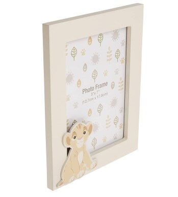 Disney Lion King Picture Frame with Character , 5x7 Inch (Pack of 1)