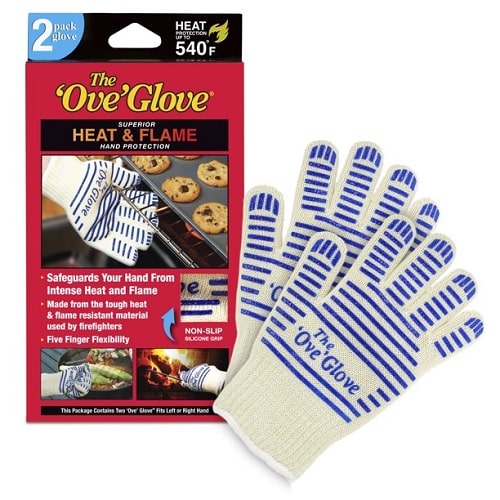 The ‘Ove’ Glove 2 pack white with blue stripes