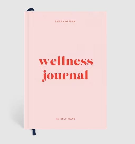 pink wellness journal by shipla deepax