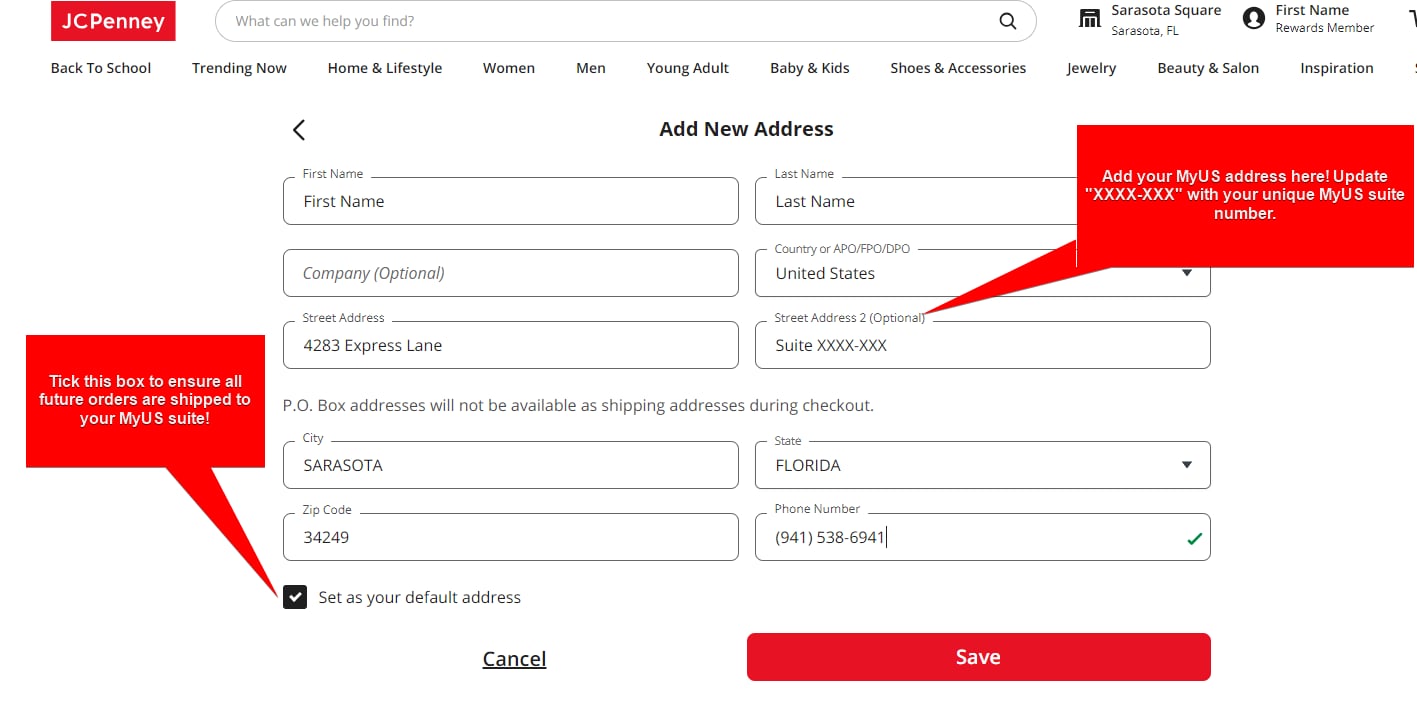 How to Ship JCPenny Internationally in 3 Easy Steps 4
