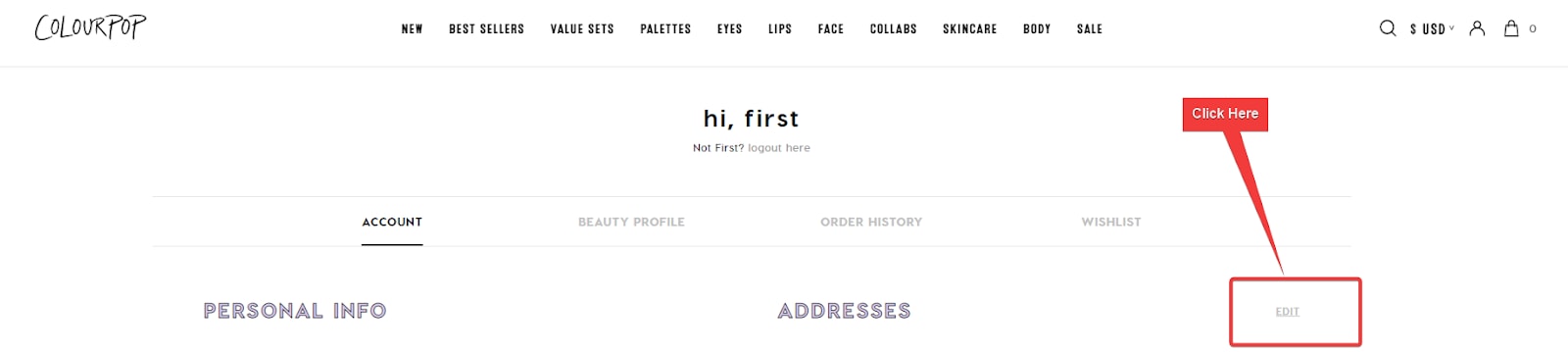 How To Find Colourpop Account Information