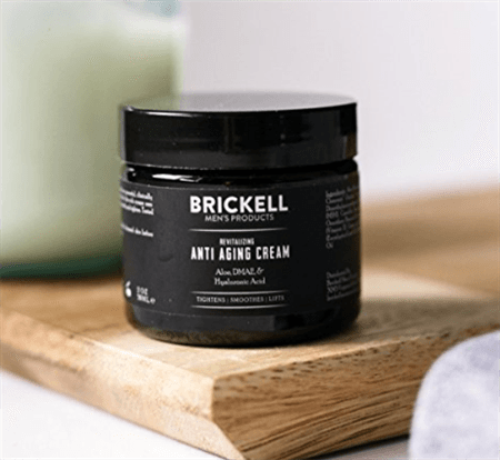 Black Brickell anti aging cream container