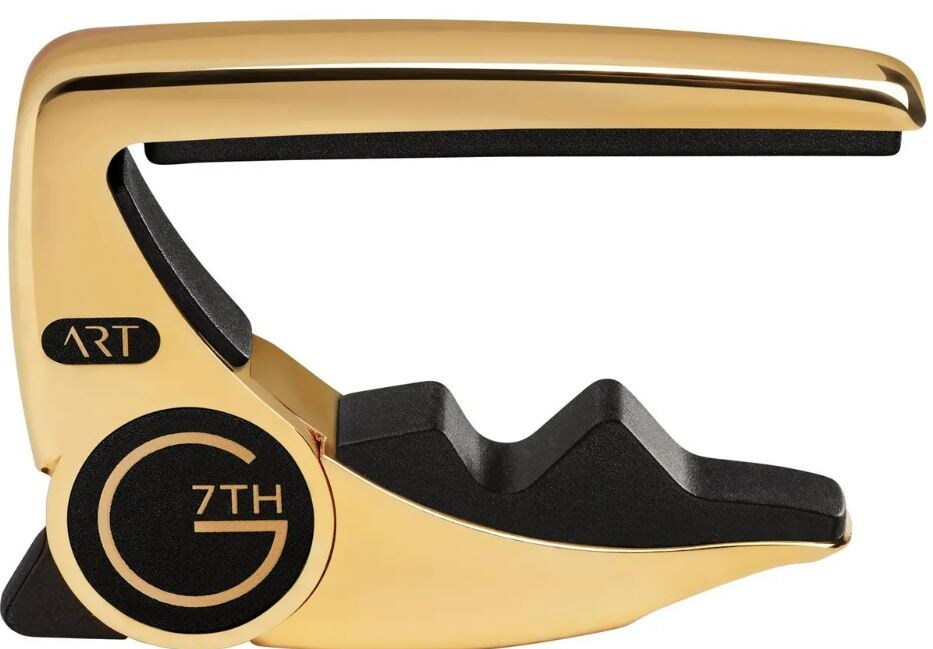 gold plated g7th string capo from Sam Ash