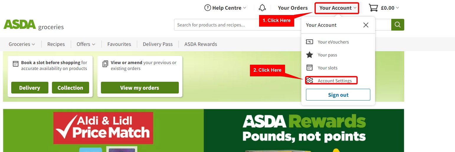 ASDA Member Home Page