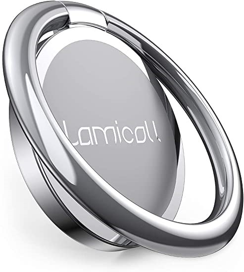 Lamicall finger stand phone holder in gray