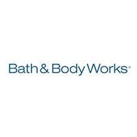 Bath and body works logo with shower gel bottles