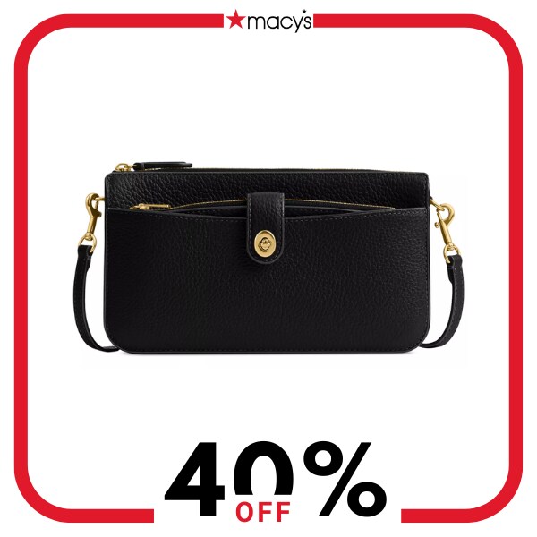 A black purse