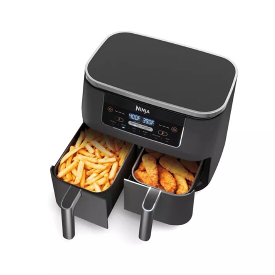 Ninja Air Fryer foodie 8qt. 6 in 1 with two baskets and dual-zone technology