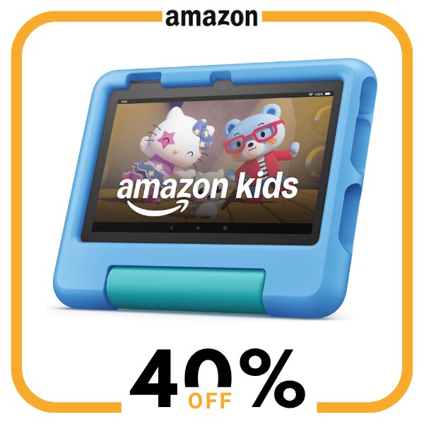 A blue kids tablet