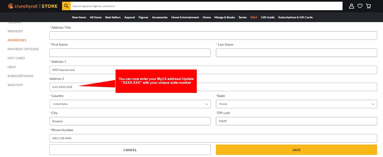 How to Ship Crunchyroll Internationally in 3 Easy Steps 3