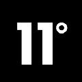 11 Degrees logo