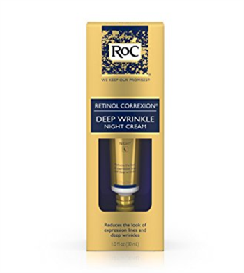 RoC Retinol Correxion facial night cream bottle in box