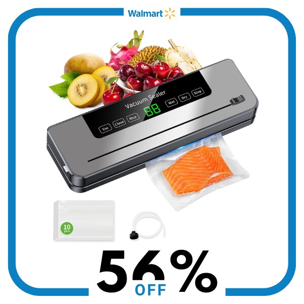 A black and silver vacuum sealer