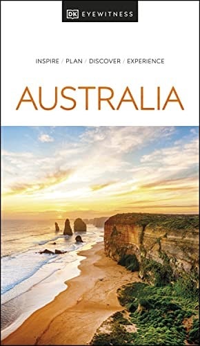 Cover of the DK Eyewitness Australia travel guide with a picture of a cliff