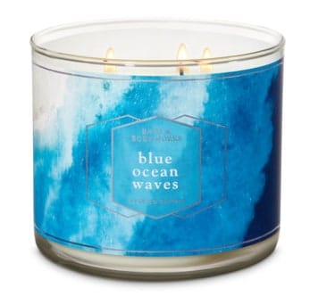 blue ocean waves candle bath and body works