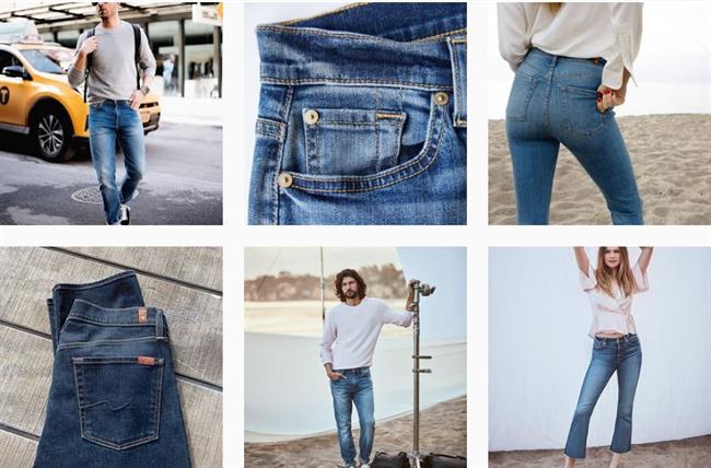 Jeans from 7 For All Mankind worn by men and women