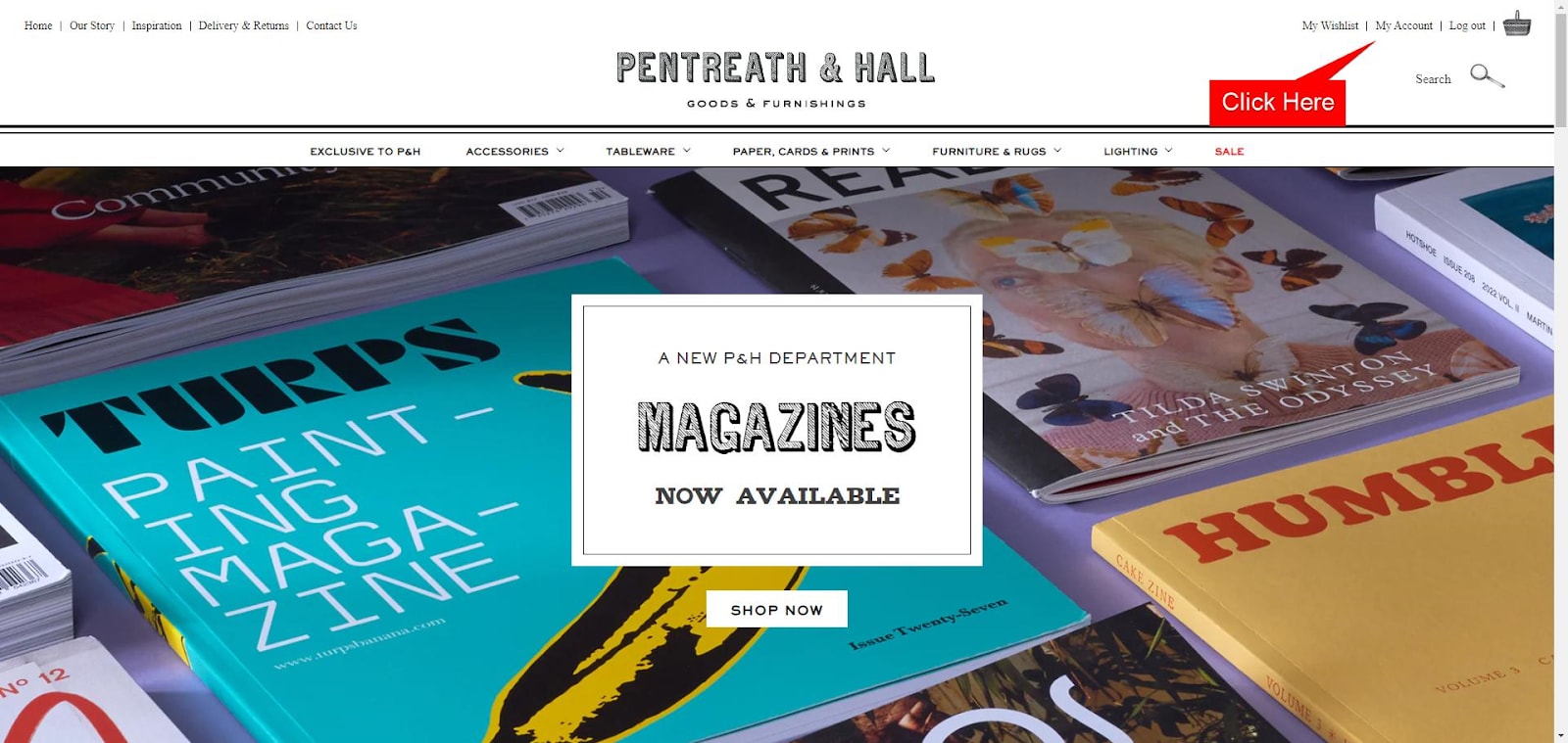 Pentreath & Hall Member Home Page