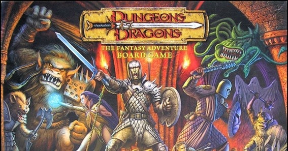 Cover of Dungeons & Dragons: The Fantasy Adventure Board Game