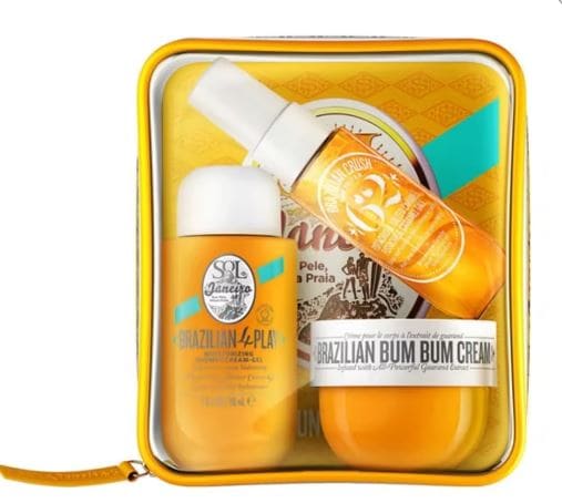 orange sol de janeiro gift set