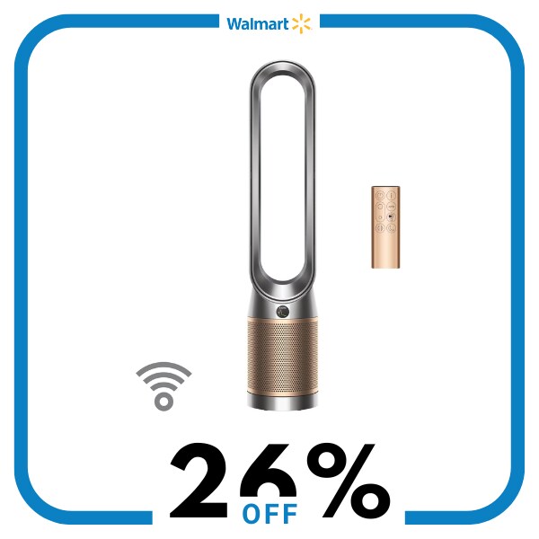 A grey and orange fan next to an orange remote