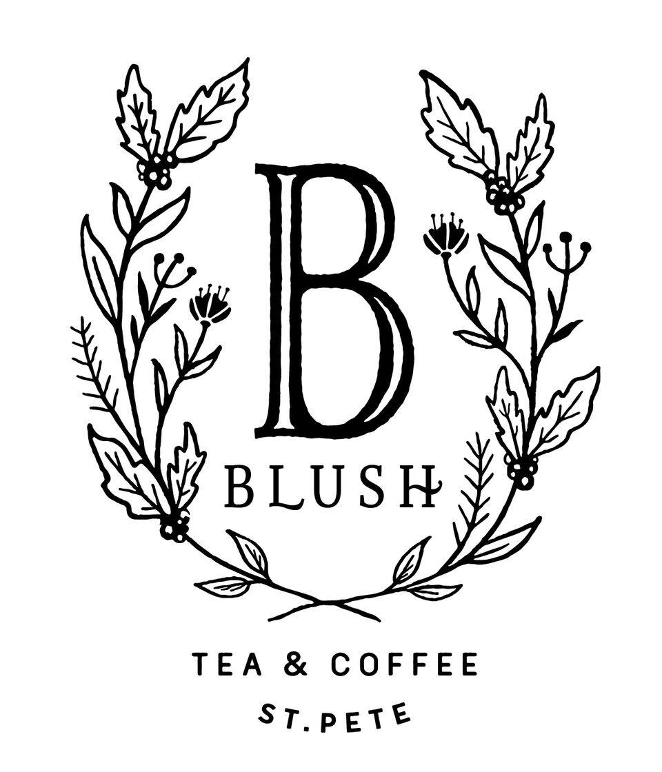 blush coffee logo