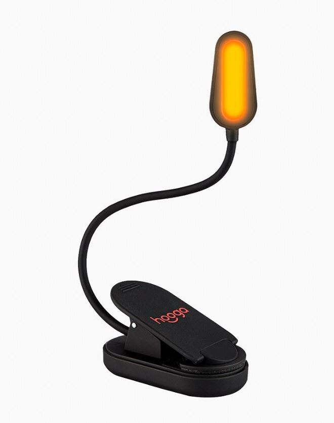 amber color book light