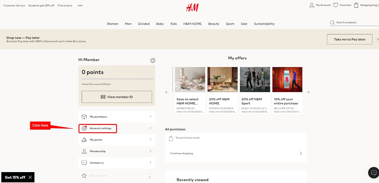 H&m online outlet customer service