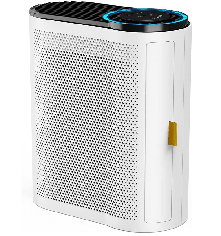 White 1095 sq ft AROEVE Air Purifier with Air Quality Censor