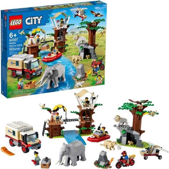 Lego City wildlife rescue camp building kit